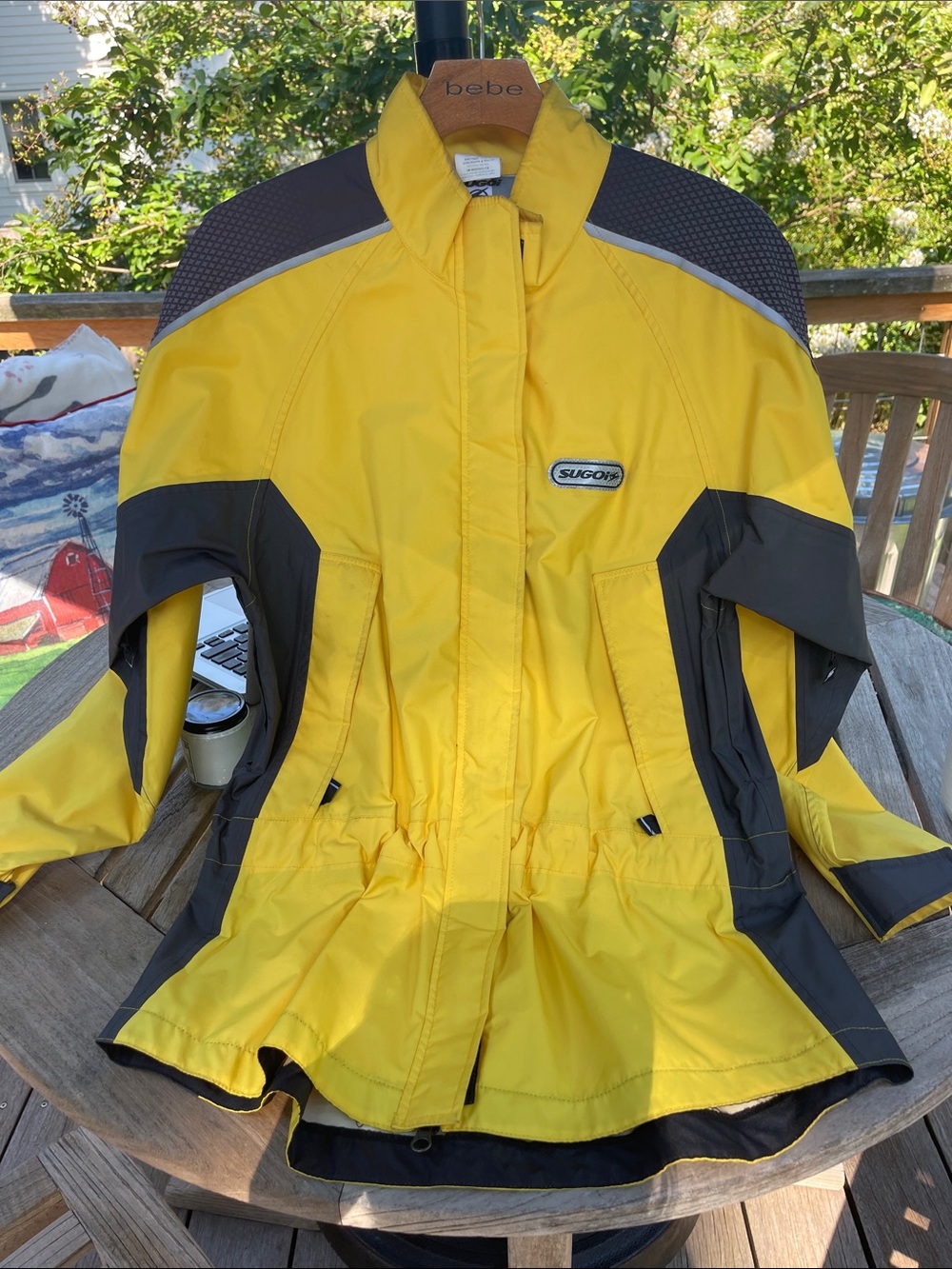 SUGOI Bright Yellow and Gray Women's Ski Jacket with Contrast Panels